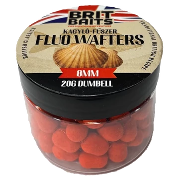 BritBaits Fluo Wafters Dumbell Kagyló-Fűszer 8mm