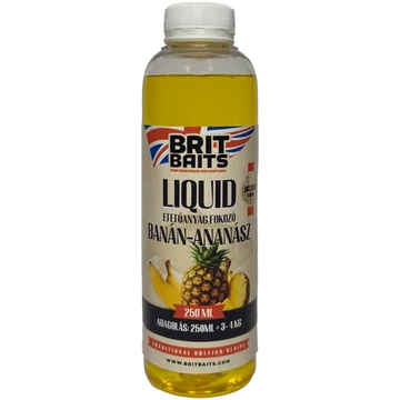 BritBaits Liquid Banán-Ananász 250 ml