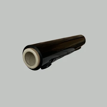 Stretchfólia fekete 500 mm széles, súly 2 kg, vastagság 23 mikron