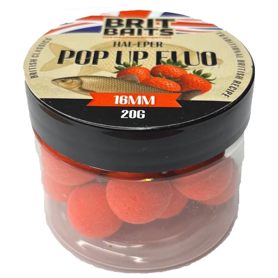 BritBaits Pop Up fluo Hal-Eper 16 mm