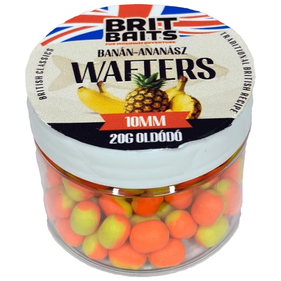 BritBaits Wafters Oldódó Banán-Ananász 10mm
