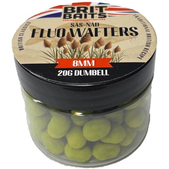 BritBaits Fluo Wafters Dumbell Sás-Nád 8mm Amur Special