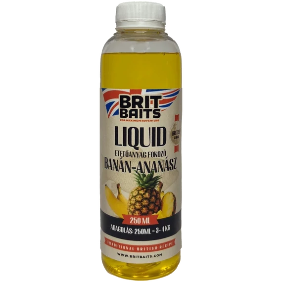 BritBaits Liquid Banán-Ananász 250 ml