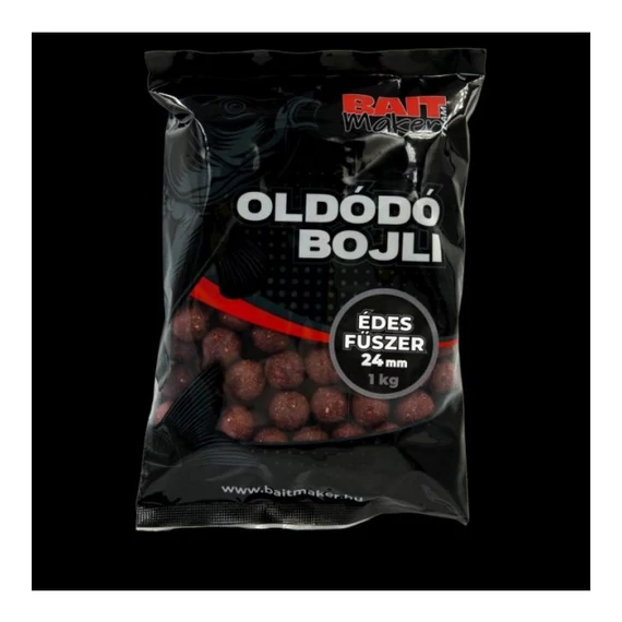 BAIT MAKER Oldódó bojli 24 mm Édes Fűszer 1 kg