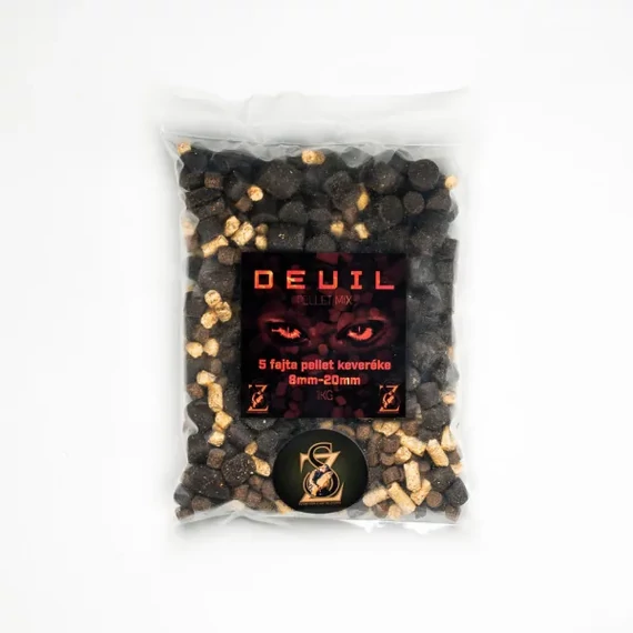 Food for Carp by Zsömi PELLET MIX – DEVIL 3 kg