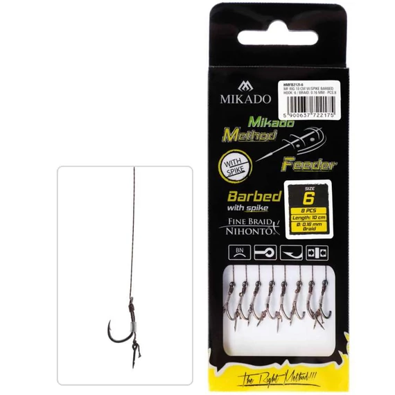 MIKADO METHOD FEEDER CSALITÜSKÉS RIG NO.6 10CM