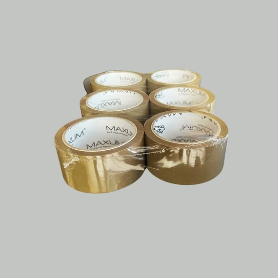 Ragasztószalag 48 mm széles barna 6 tekercs 1 csomagban