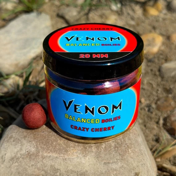 Venom Balanced Boilies Crazy Cherry 20 mm