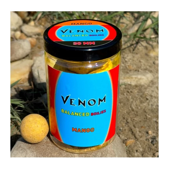 Venom Balanced Boilies Mango 30 mm